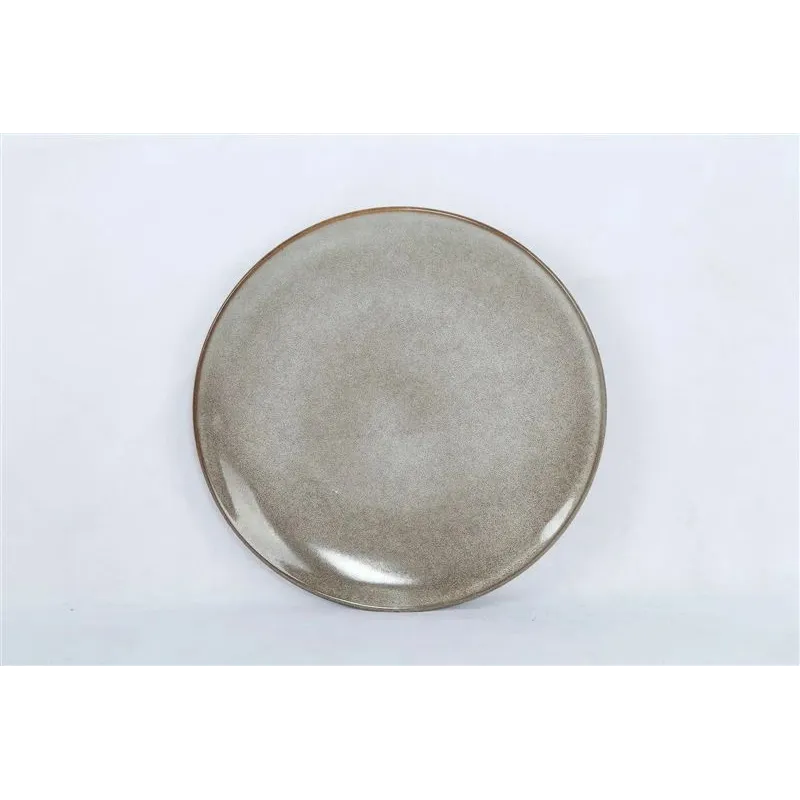 Тарелка обеденная Domoletti Stone, DIA 27 см, коричневый цв.