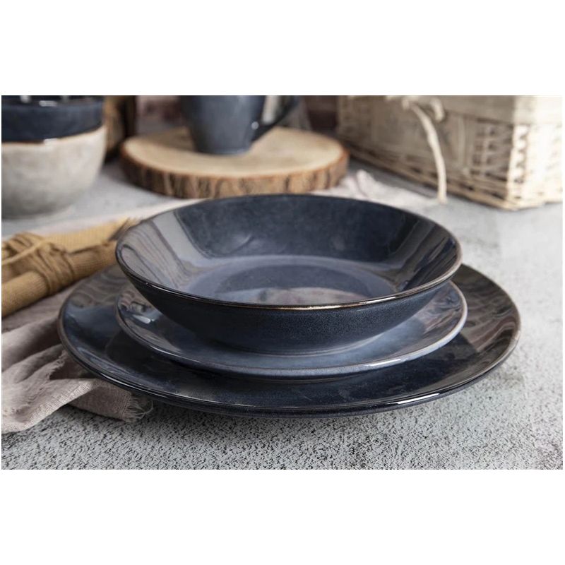 Lėkštė sriubos domoletti tams mėlyn 20cm