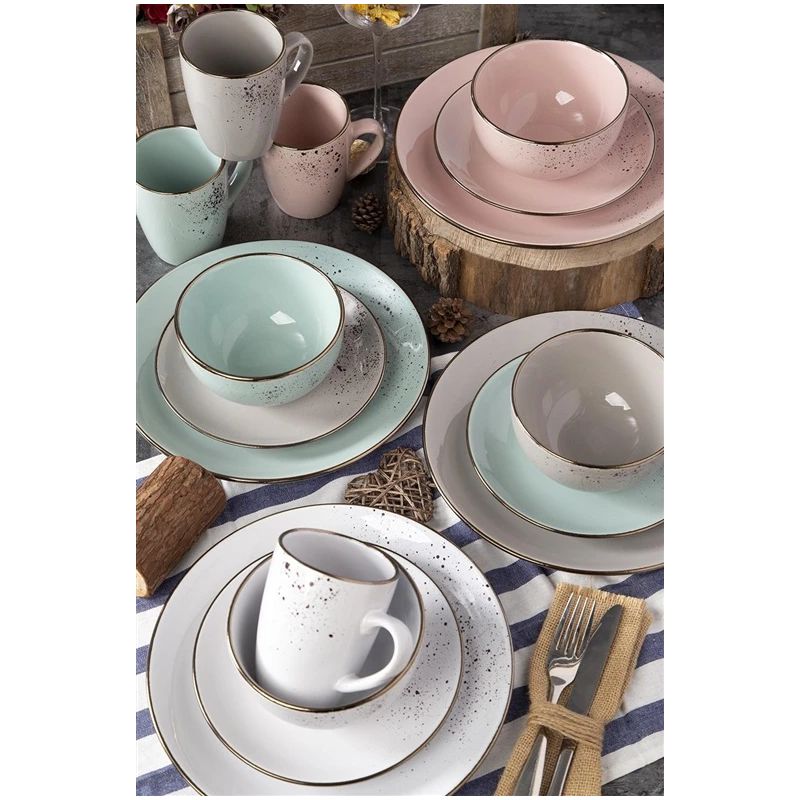 Šķīvis pusd. domoletti rozā 27cm