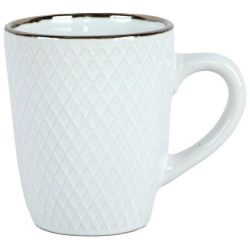 320ml mug rhombus white