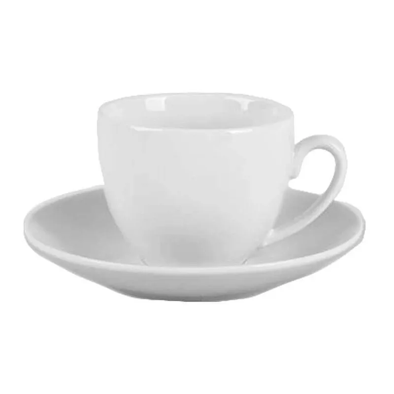 Porcelain 80ml cup and saucer new
