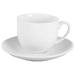 Porcelain 220ml cup and saucer