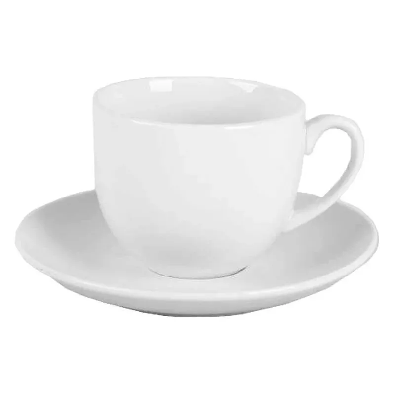 Tase ar apakštasi Domoletti Casual 199D-004-TSB, balta krās., 0.22 l