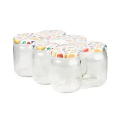 Burku komplekts ar vākiem. 540 ml. 6 gab.