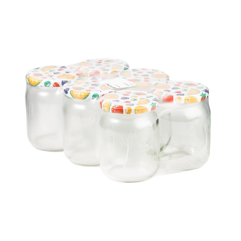 Burku komplekts ar vākiem. 540 ml. 6 gab.