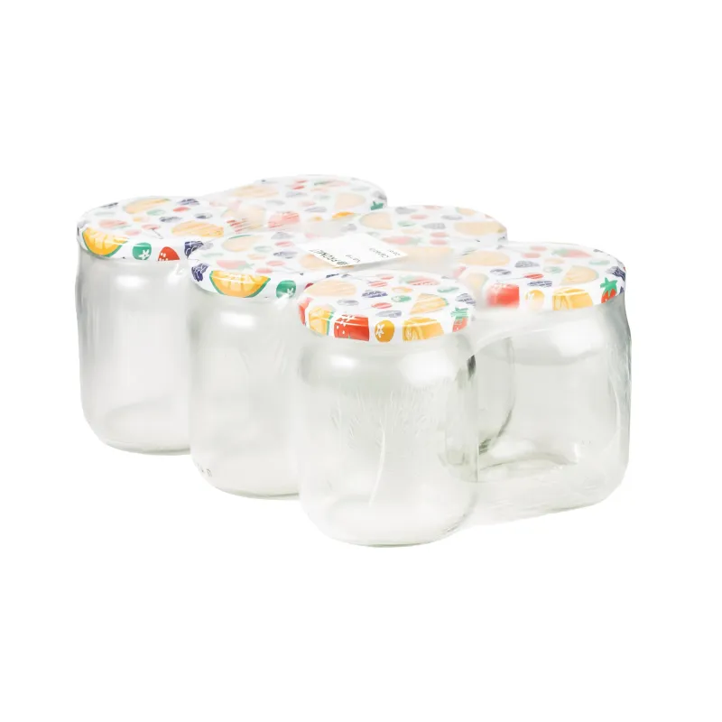 Burku komplekts ar vākiem. 540 ml. 6 gab.