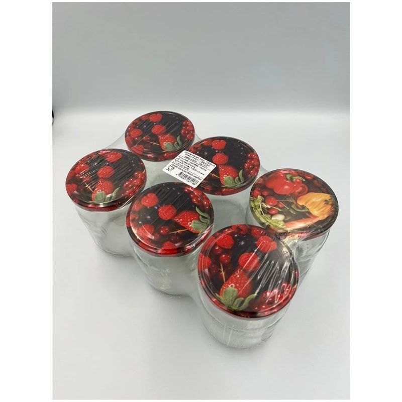 Burku komplekts ar vākiem. 540 ml. 6 gab.