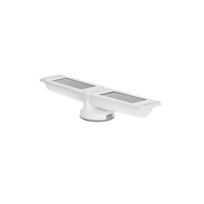 Brīvi stāvošs gaismeklis ar saules bateriju Lutec Dragonfly, 1.6W, IP54, balta krās.