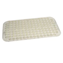 Neslīdošs vannas paklājiņš. 71×38 cm. smilšu krāsā