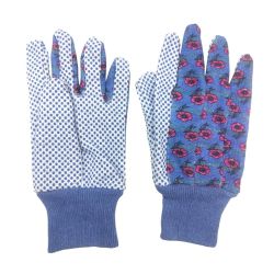 Kokvilnas cimdi ar PVC punktiņiem 8-M GA29