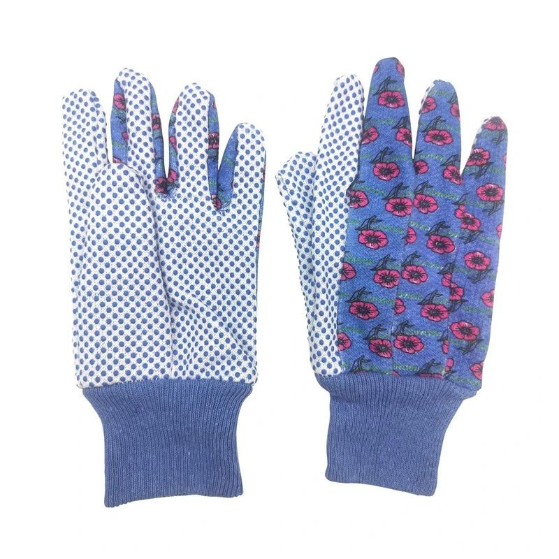 Kokvilnas cimdi ar PVC punktiņiem 8-M GA29