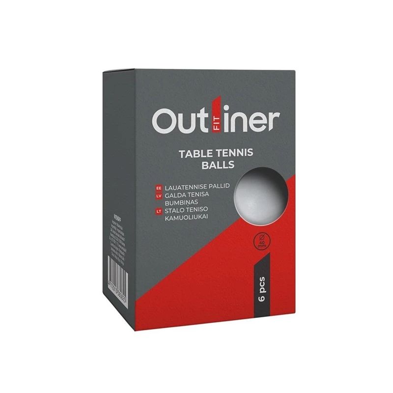 Galda tenisa bumbiņas w396pp 6gab outl