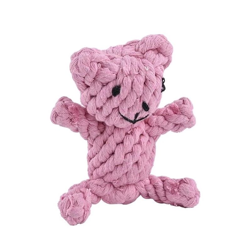 Rotaļlieta suņu lācis virv.ms002 13x11cm