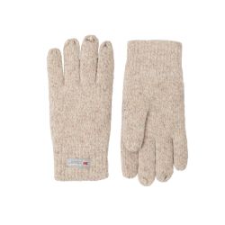 Cimdi vilnas-akrila brūni vīriešu