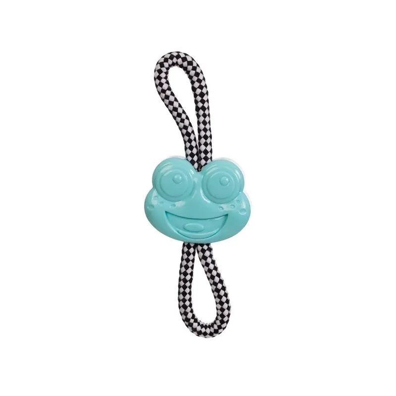 Toy rope frog for dogs to chew