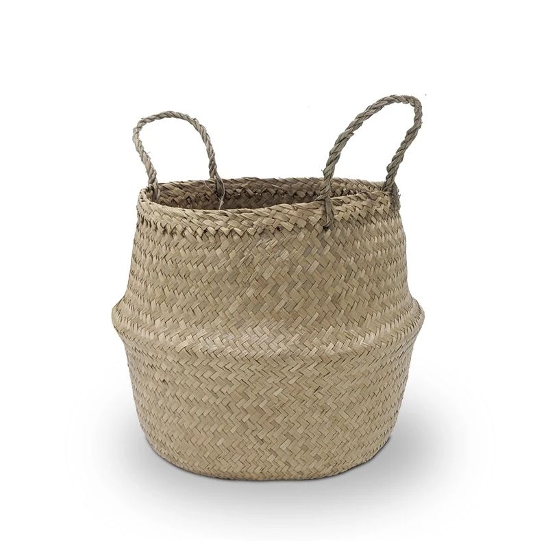 Groziņš ar rokturiem 30x30x30cm jūr.aļģ.