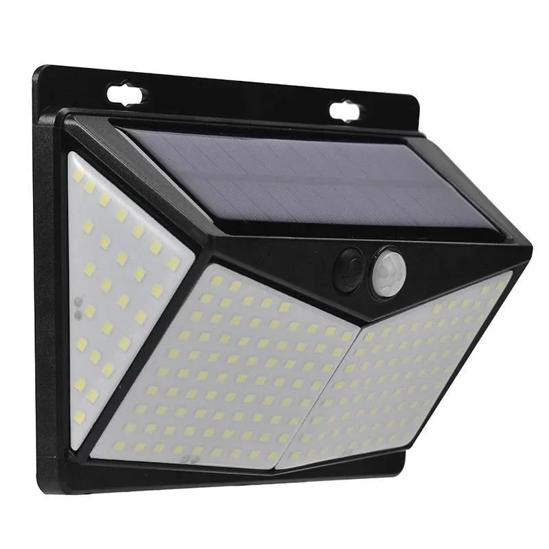 Wall light with solar bat led sens ip44