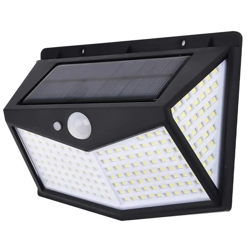Wall light with solar bat led sens ip44