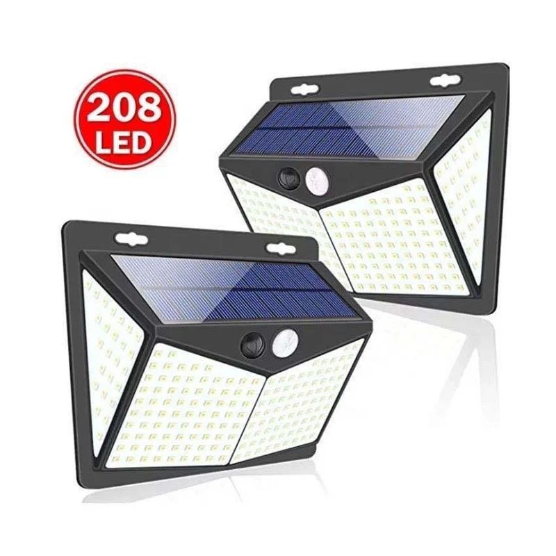 Sienas lampa ar saules bat.led sens ip44