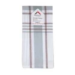 Набор кухонных полотенец Domoletti PMM-KT01C, серый цв., 60 см x 40 см, 3 шт.