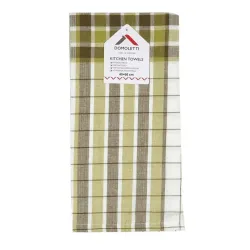 Набор кухонных полотенец Domoletti PMM-KT02C, зеленый, 60 см x 40 см, 3 шт.