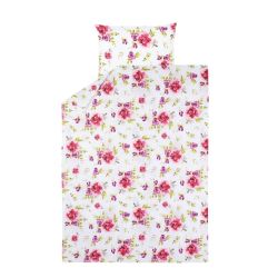 BED COV SET Dream Rose POLYCOT 140x200CM