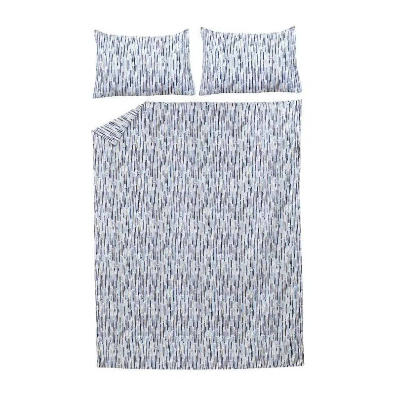 Gultas veļas komplekts Domoletti Janis, pelēka-gaiši zila, 200 x 220 cm