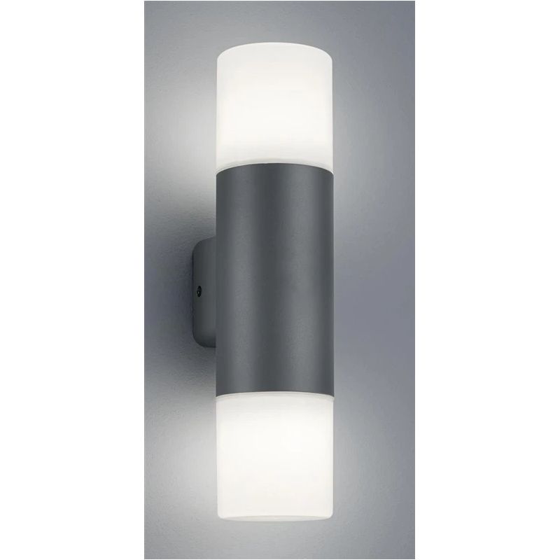 Sienas lampa orte e27 ip44 14216-2 melna