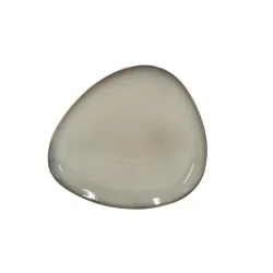 Тарелка обеденная Domoletti Triangle, DIA 27 см, светло-коричневый