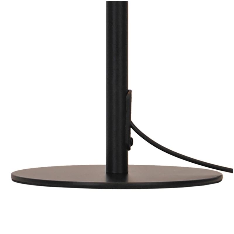 Galda lampa triangle e27 melna