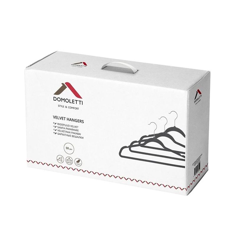 Pakaramo komplekts 50 gab. melni. Domoletti