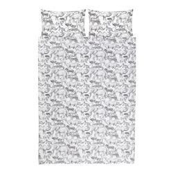 Gultas veļas komplekts Domoletti MV-7497, pelēks, 200x220 cm