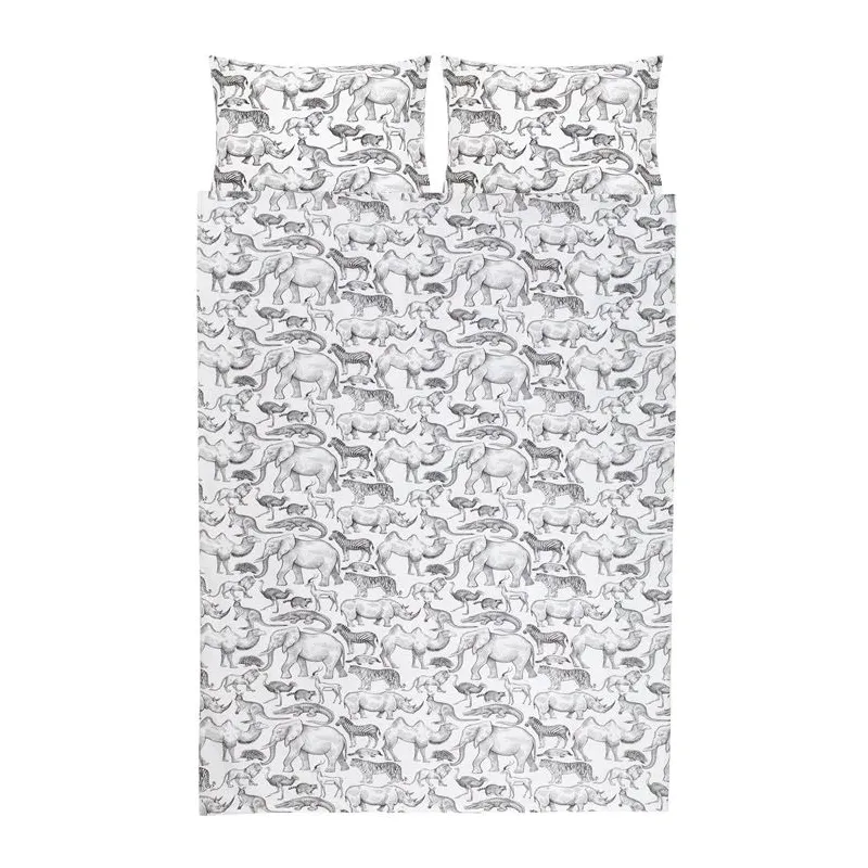 Gultas veļas komplekts Domoletti Savanna MV-7497, pelēka, 200 x 220 cm