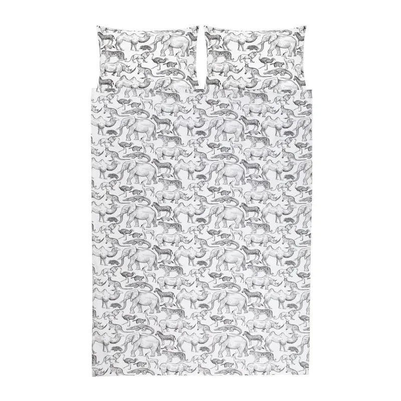 Gultas veļas komplekts Domoletti Savanna MV-7497, pelēka, 200 x 220 cm