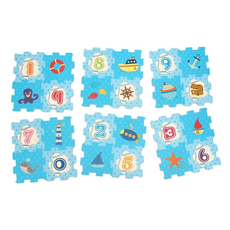 Rotaļu pakl.puzle okeāns-cipari 24d 3102