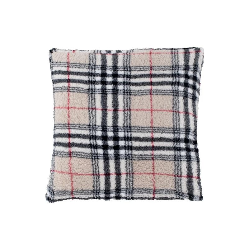 Dekoratīvs spilvens Domoletti Sherpa, bēša, 50 cm x 50 cm