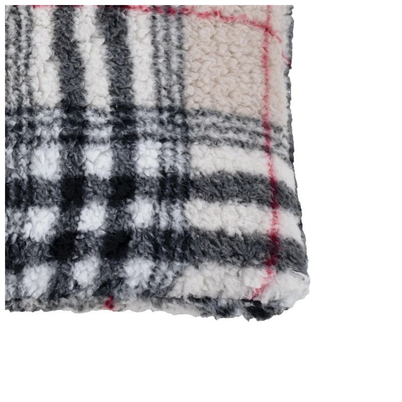 Dekoratīvs spilvens Domoletti Sherpa, bēša, 50 cm x 50 cm