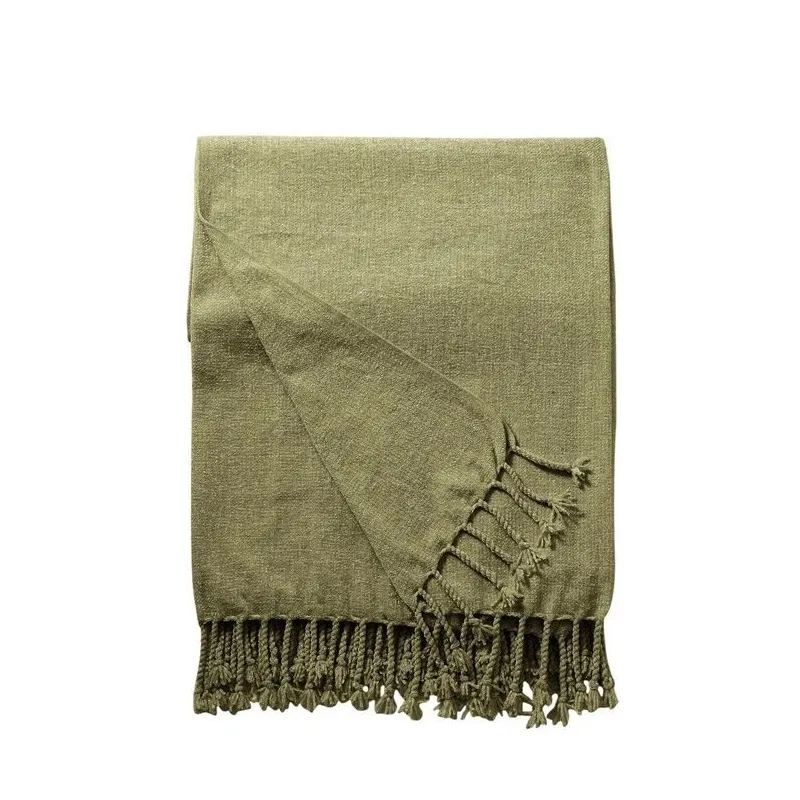 Pledi Domoletti T231010 Chenille, zaļa, 127 cm x 152 cm