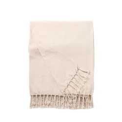 Pleed Domoletti T231010 Chenille, beež v., 127 cm x 152 cm