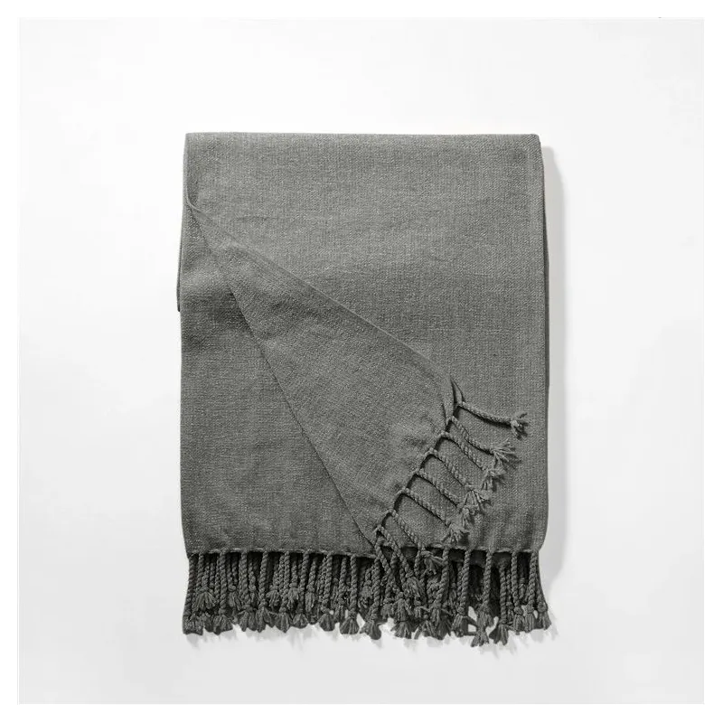 Pledi Domoletti T231010 Chenille, pelēka, 127 cm x 152 cm