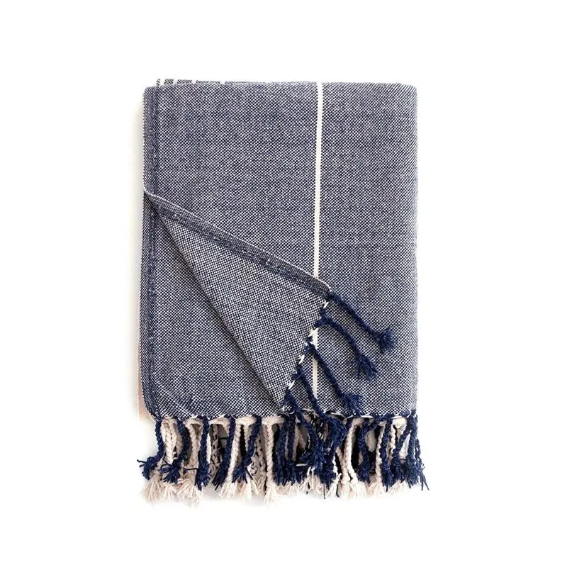 Pledi Domoletti T231003 Chenille, zila, 127 cm x 152 cm