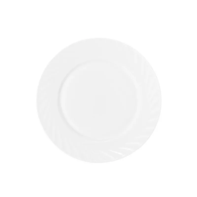 Тарелка обеденная Okko, 25.3 см x 25.3 см, белый