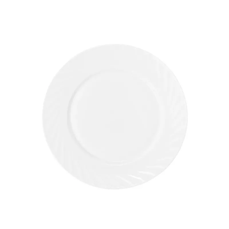 Тарелка обеденная Okko, 25.3 см x 25.3 см, белый