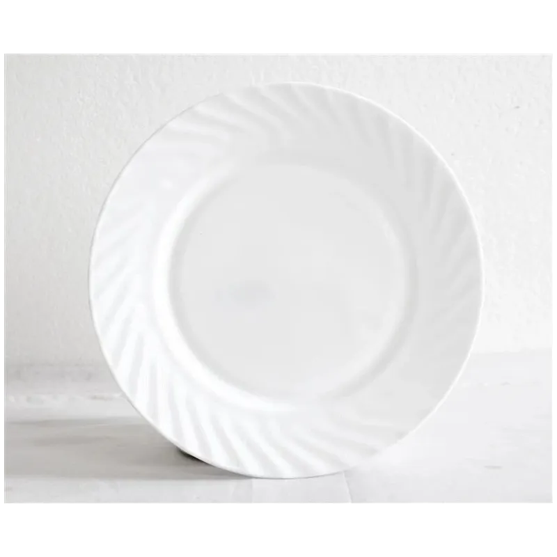 Тарелка обеденная Okko, 20.2 см x 20.2 см, белый