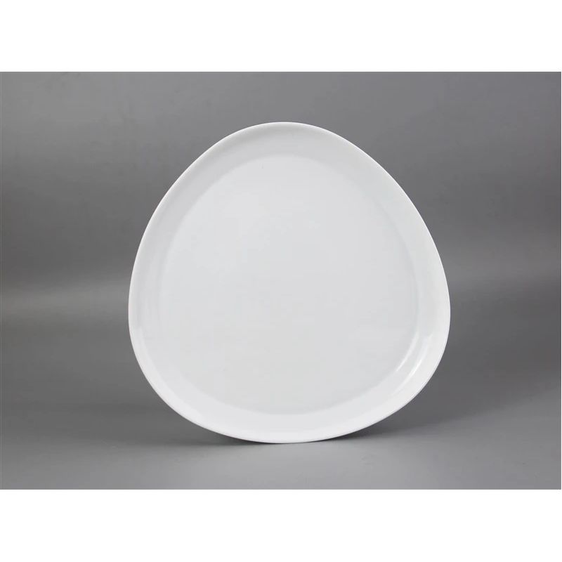 Šķīvis sirsniņa plakans 25.4cm balts