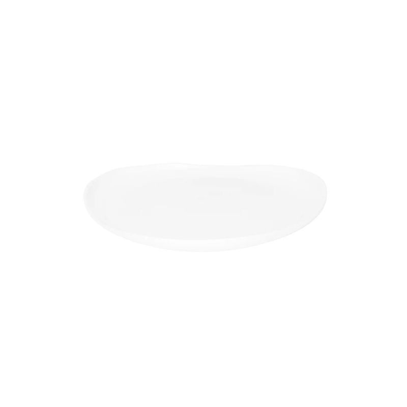 Šķīvis sirsniņa plakans 20.3cm balts