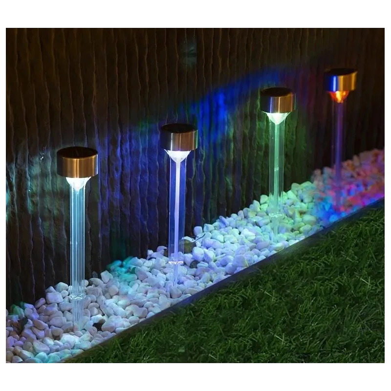 Maasse torgatav päikesepaneeliga valgusti Domoletti MS20081, IP44, kroom v.