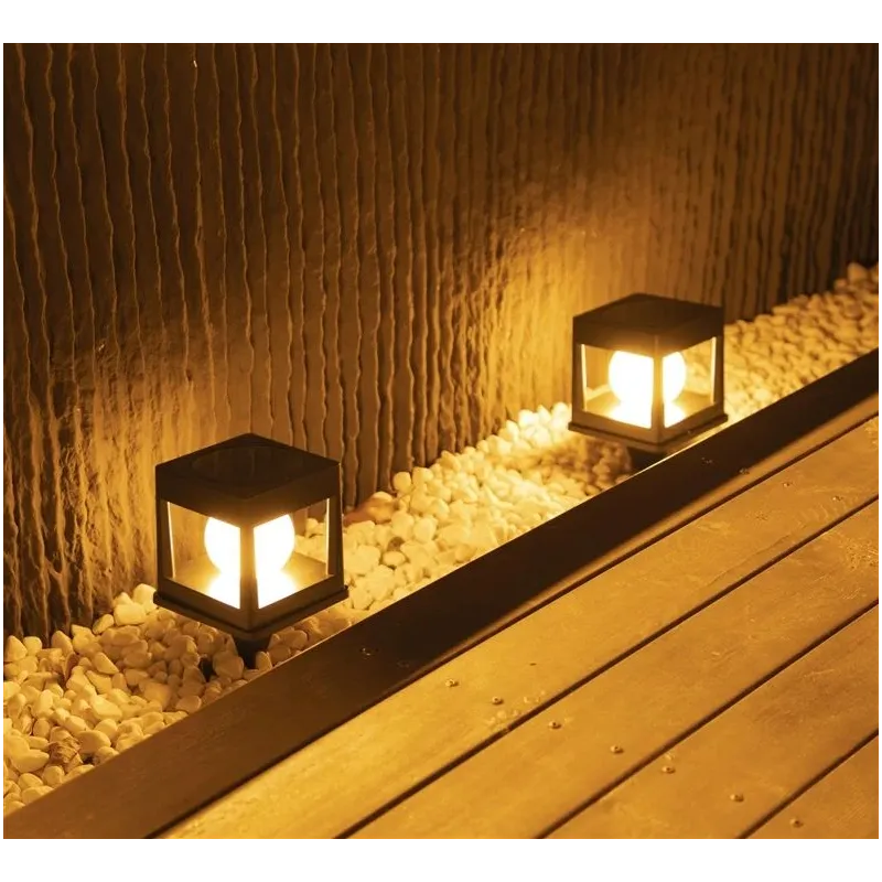 Iedurams gaismeklis ar saules bateriju Domoletti MS10671, IP44, melna