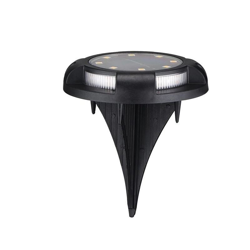 Saulės įkraunama lempa Domoletti. IP44. juodas 2 vnt.