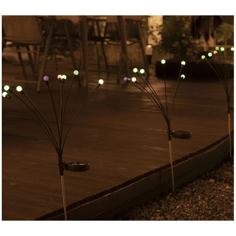 Iedurams gaismeklis ar saules bateriju Domoletti MS20161-8R, IP44, melna